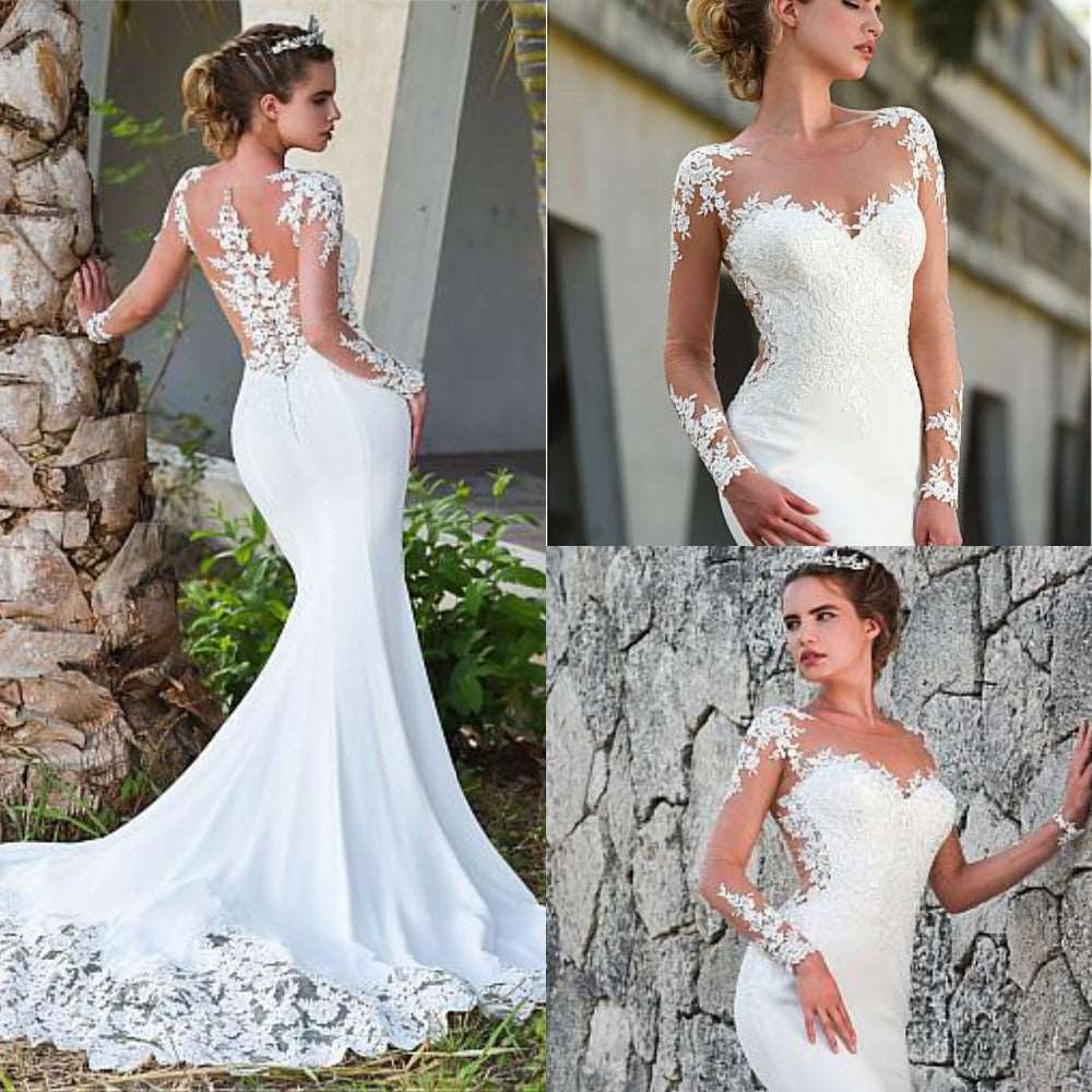 Tail Showing Thin Bride Simple Wedding - | Elder's Elegant Touch