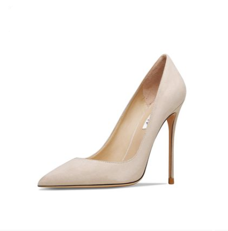 Suede Heels - | Elder's Elegant Touch