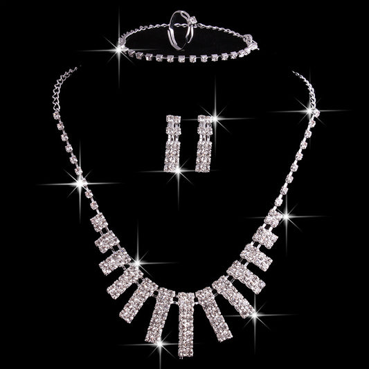 Crystal Shine Bridal Jewelry Set | Elder's Elegant Touch