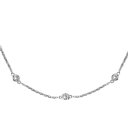 Skinny Diamonds Necklace - Elder's Elegant Touch