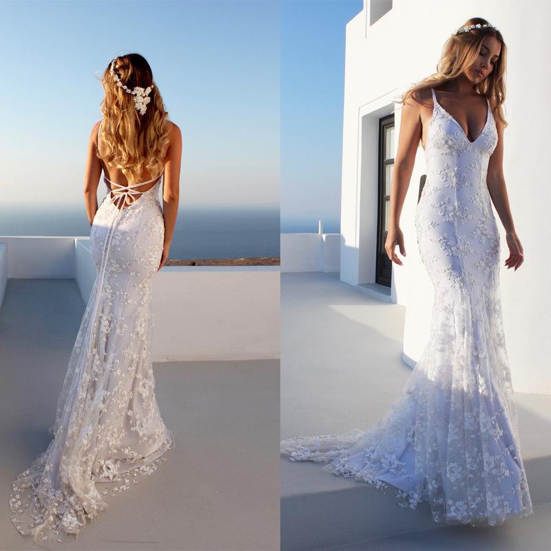 Lace Bridal Dress Wedding - | Elder's Elegant Touch