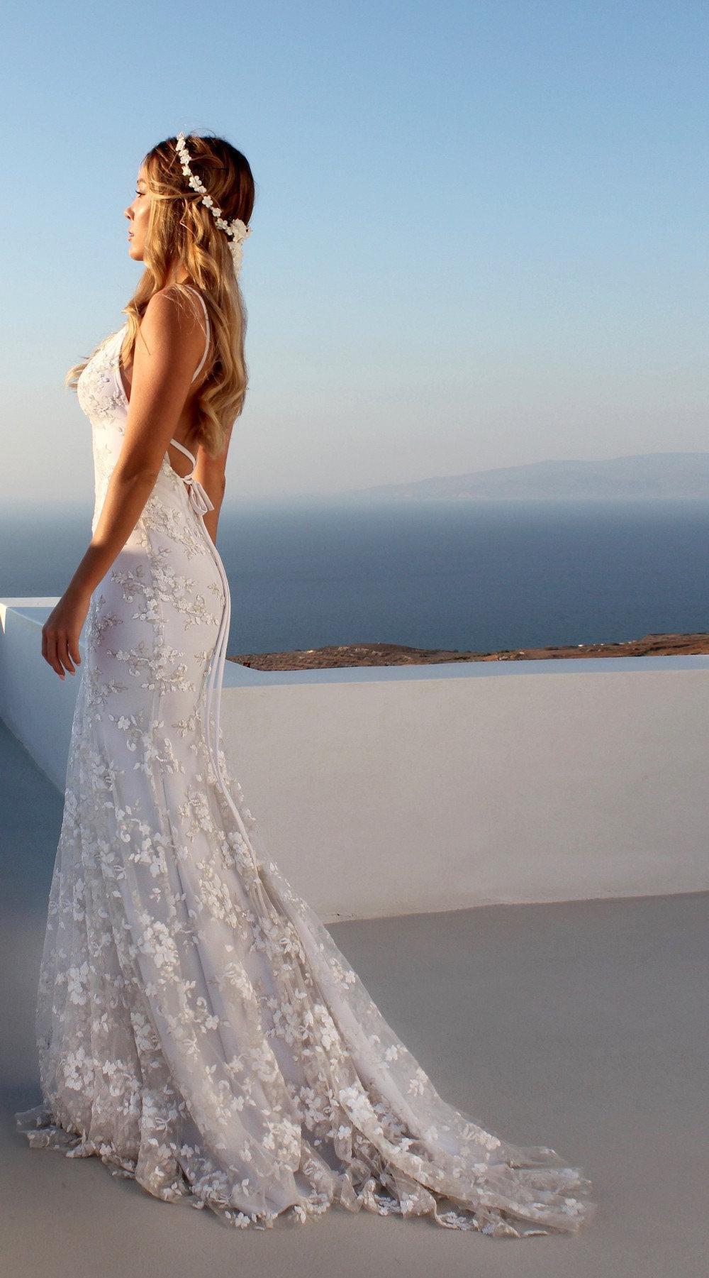 Lace Bridal Dress Wedding - | Elder's Elegant Touch