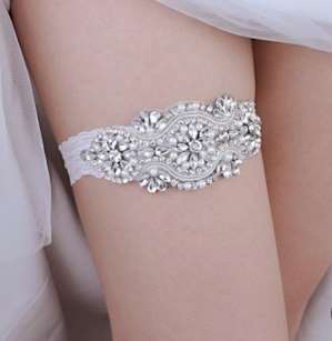 Handmade Lace Wedding Garter - Elder's Elegant Touch