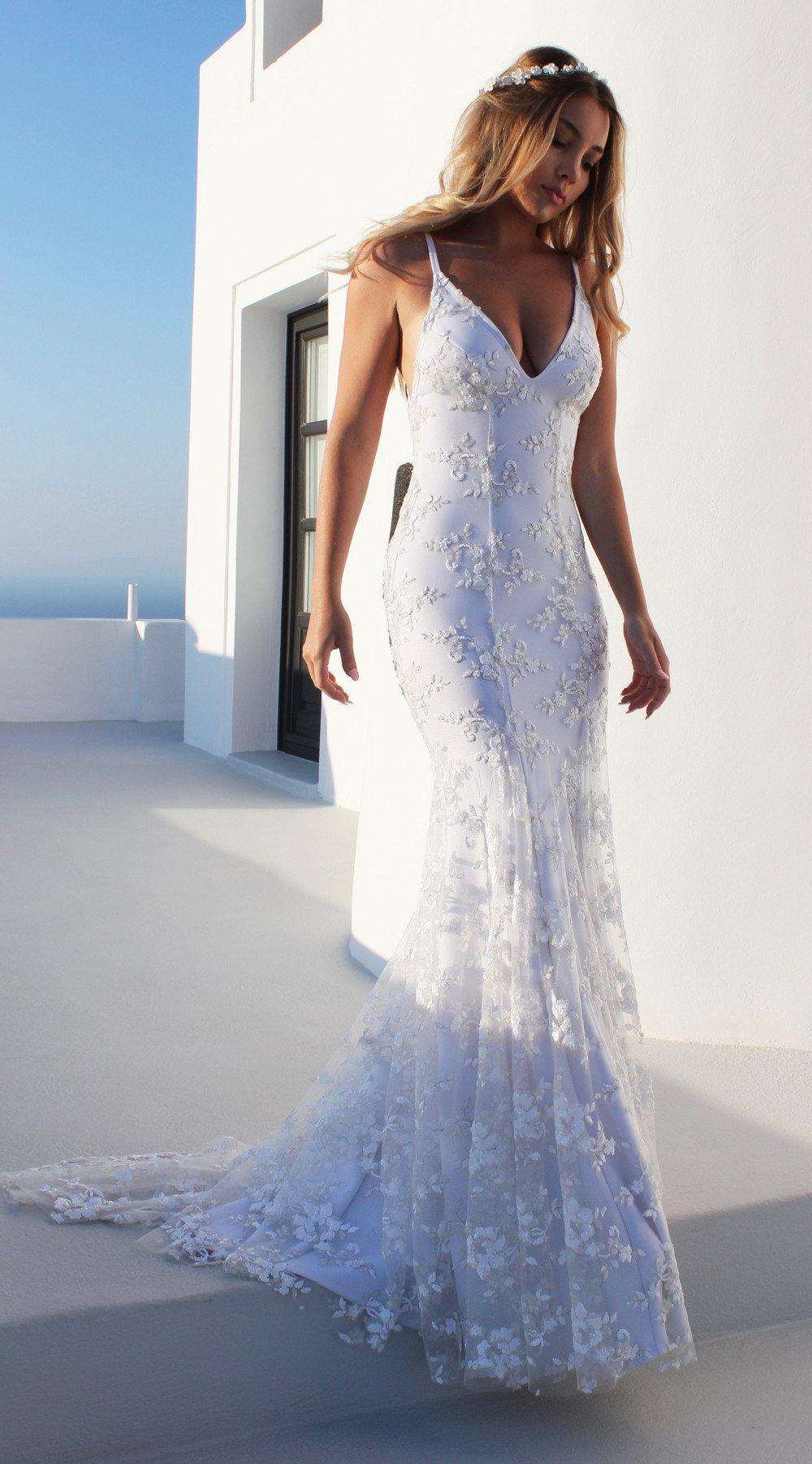 Lace Bridal Dress Wedding - | Elder's Elegant Touch