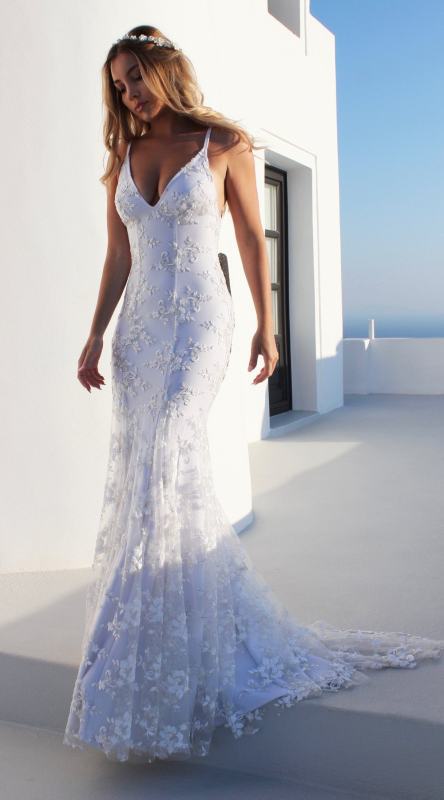 Lace Bridal Dress Wedding - | Elder's Elegant Touch